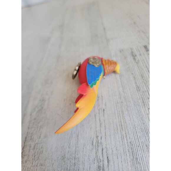 Hallmark 5 golden rings 2015 parrot bird ornament Xmas - Picture 4 of 6